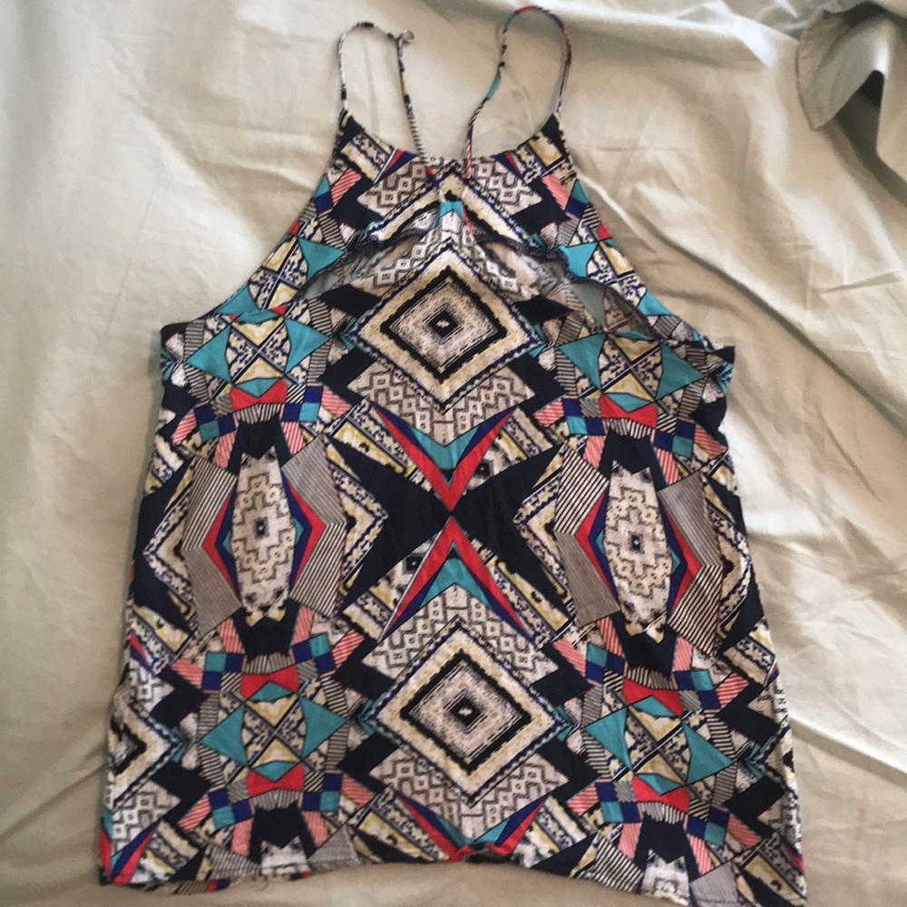 Geometric Racerback Tank - Picture 2 of 3